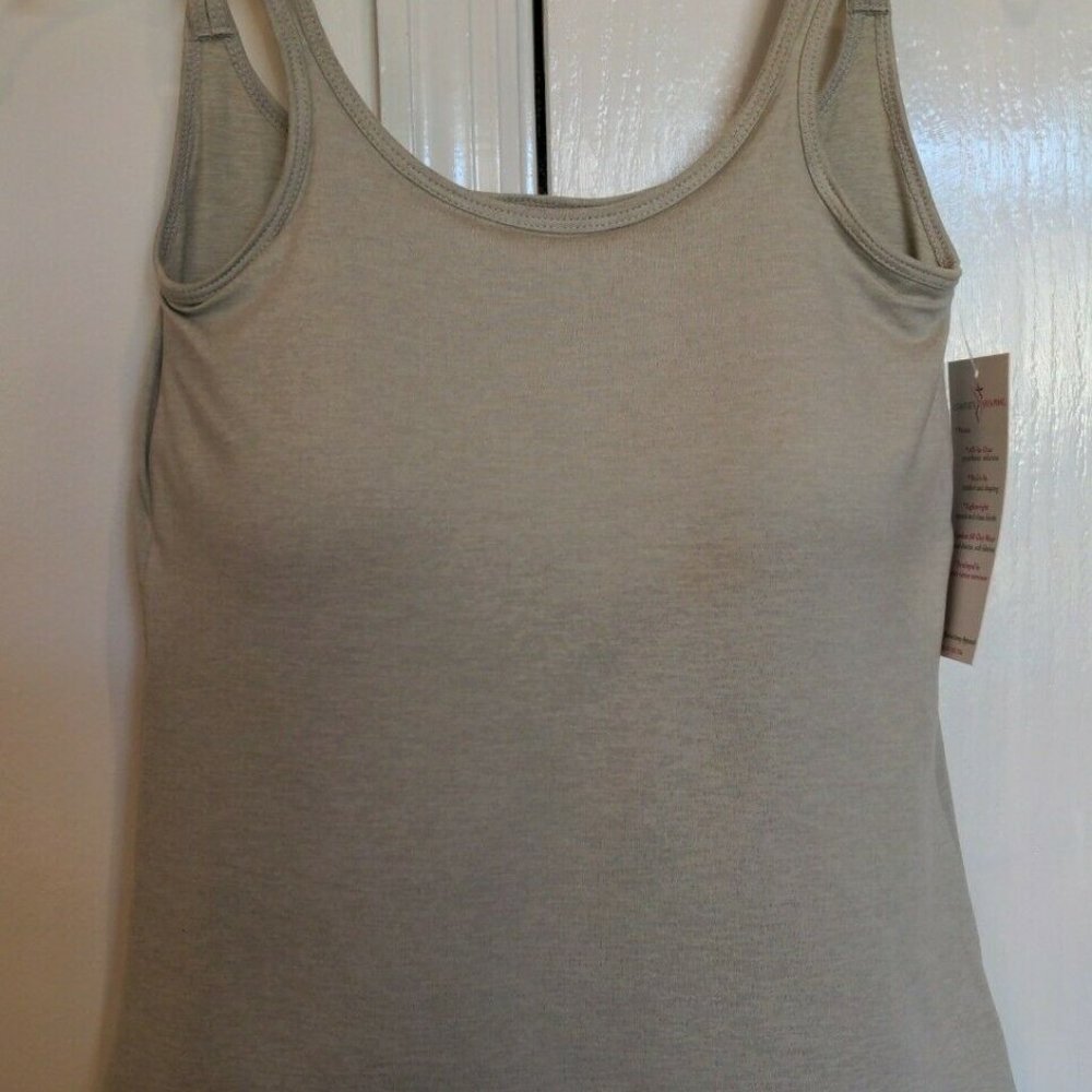 Mastectomy Camisole with Integrated Prosthetics, Medium w C Cup, New, Oat, NWT